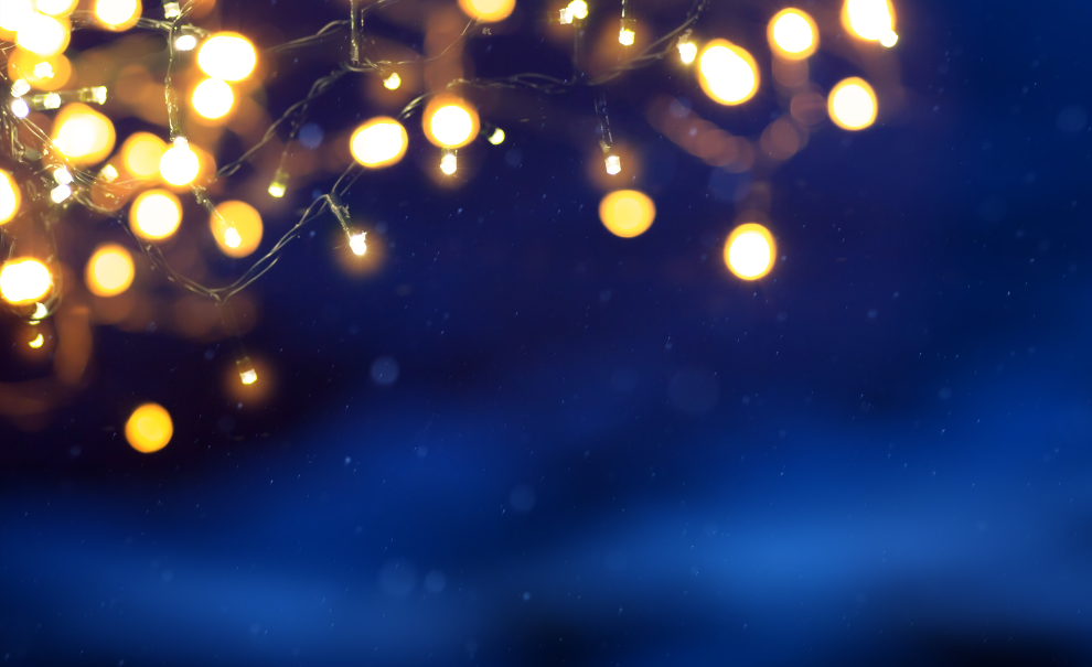 branches with lights