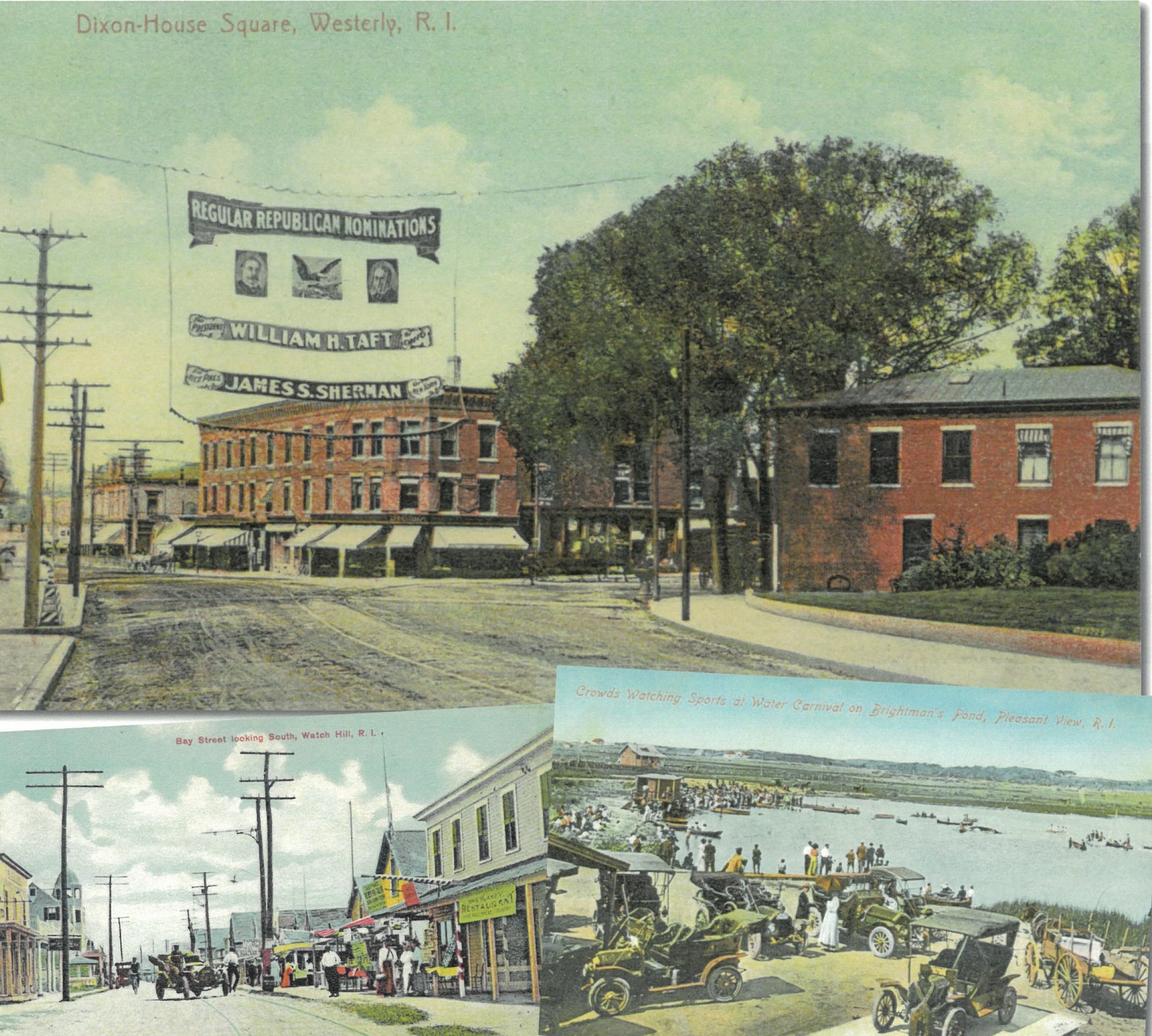 postcards of Westerly and Pawcatuck