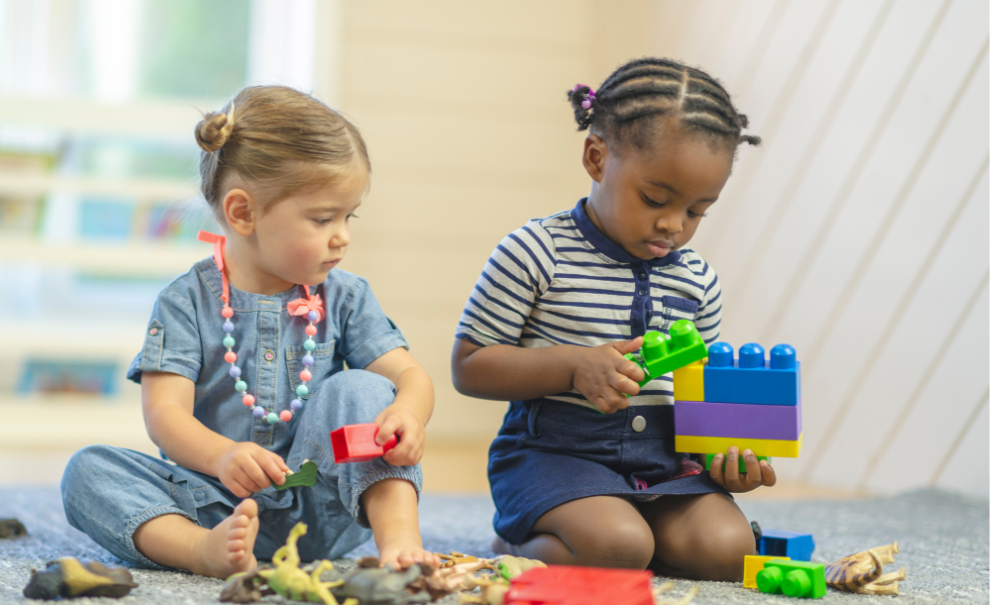 Image of babies playing