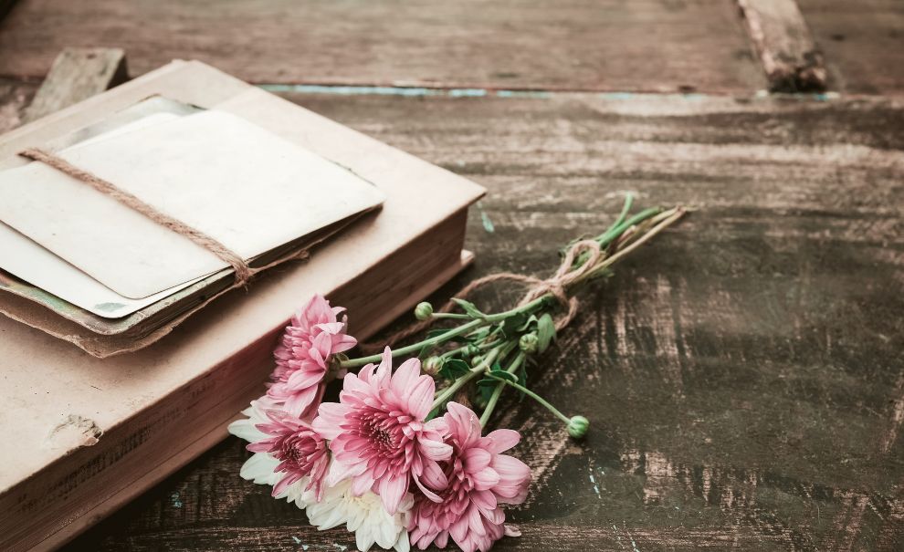 Poetry and flowers