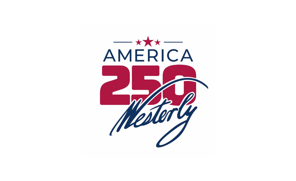 logo text america 250 westerly with red stars