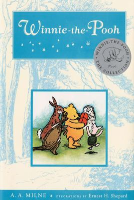 Book Cover:a group of stuffed animals gathered around a book on a blue wooded background