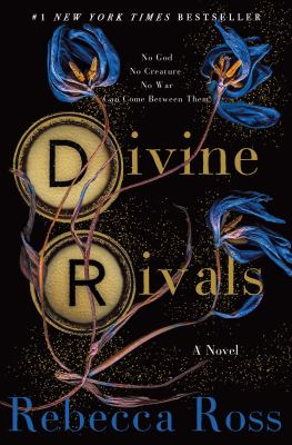 Book Cover:divine rivals written in typewriter keys on a black background