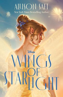Book Cover:a fairy on a blue background