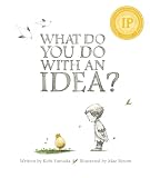 Book Cover:a sketch of a child in black and white and a golden egg