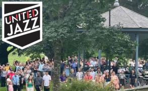 image of youth in the park and bandstand for a concert