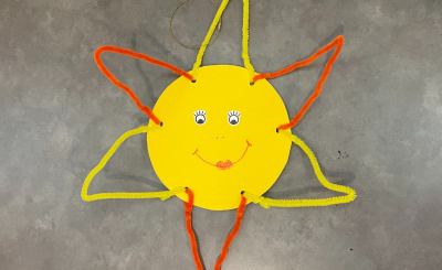 Pipe Cleaner Sun Craft