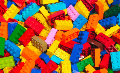 colorful lego bricks