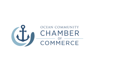 Ocean Community Chamber of Commerce Logo on white background
