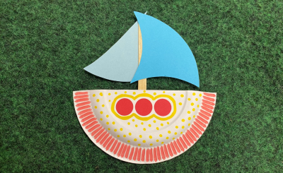 paper sailboat craft
